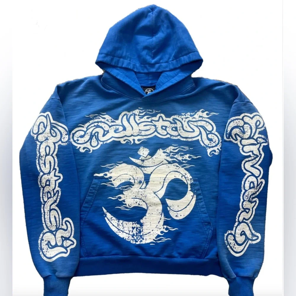 Hellstar | Jackets & Coats | Blue Yoga Hellstar Hoodie | Poshmark